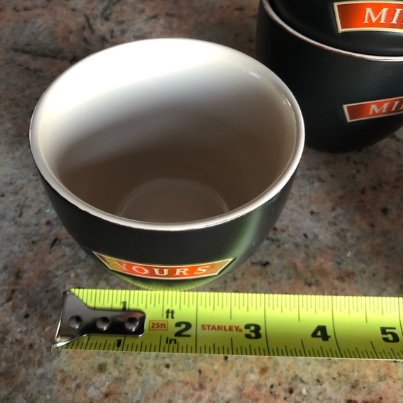 🎉HP🎊 Baileys Irish Cream Set of 4 “Yours” “Mine” Cups - Picture 5 of 8